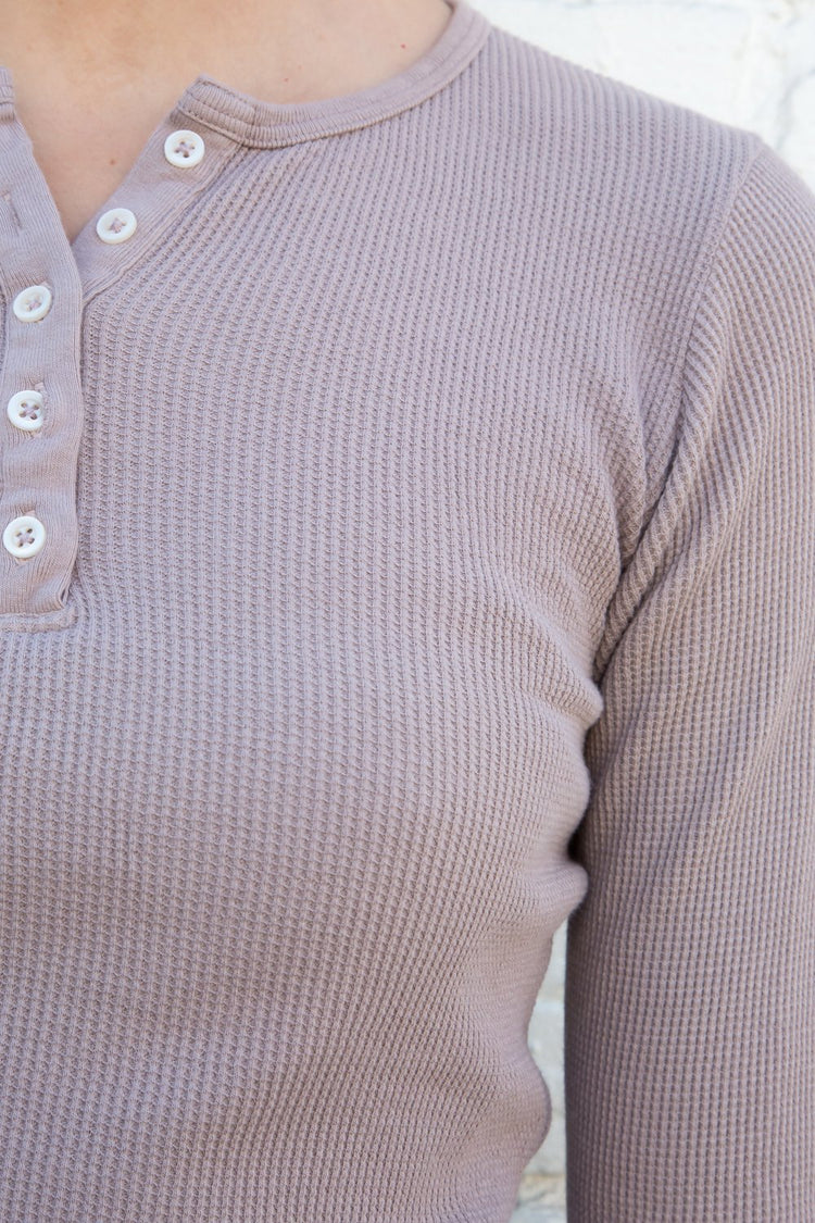 Ahern Thermal Top | Pastel Purple / Regular Fit