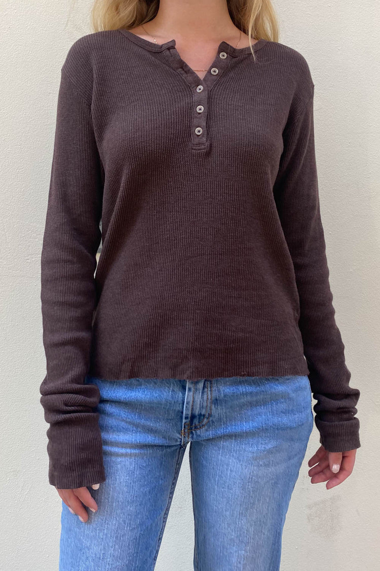 Ahern Thermal Top | Heather Brown / Regular Fit