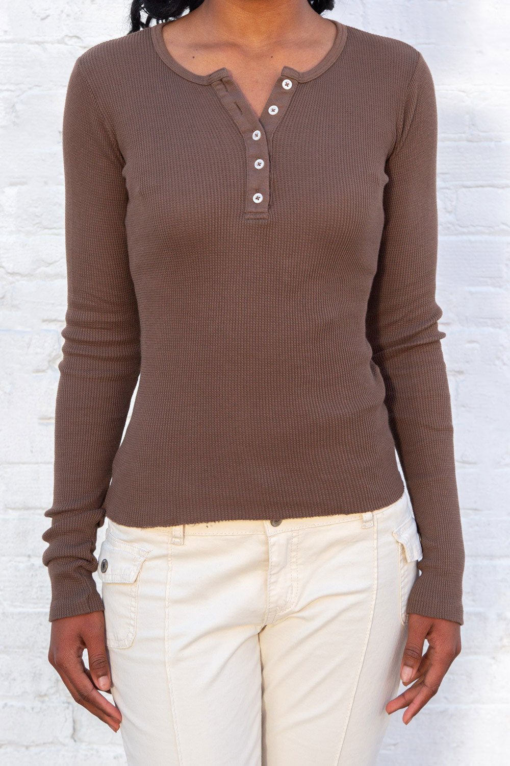 Ahern Thermal Top | Brown / Regular Fit