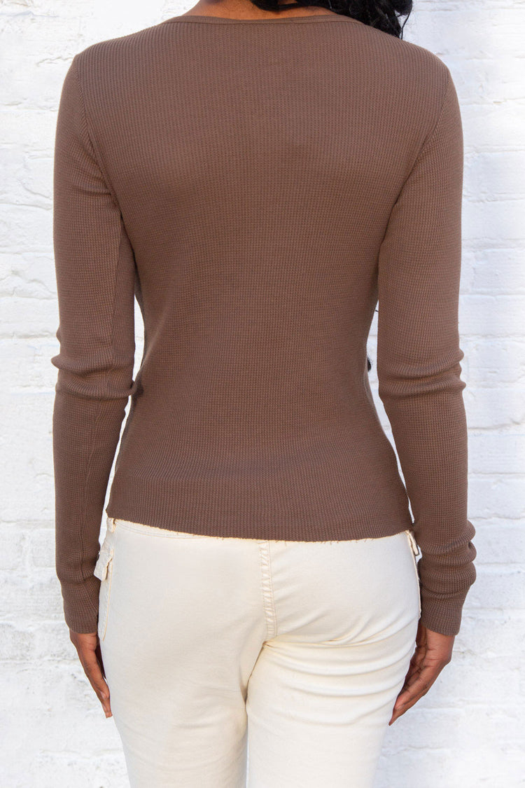 Ahern Thermal Top | Brown / Regular Fit