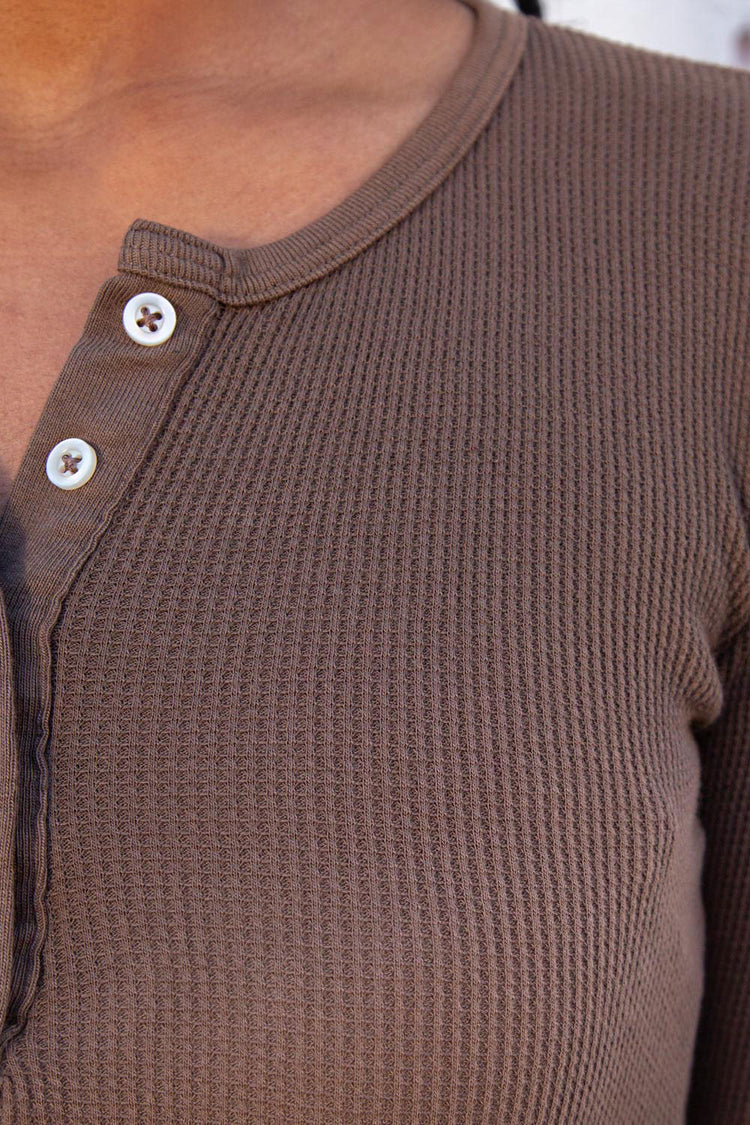Ahern Thermal Top | Brown / Regular Fit