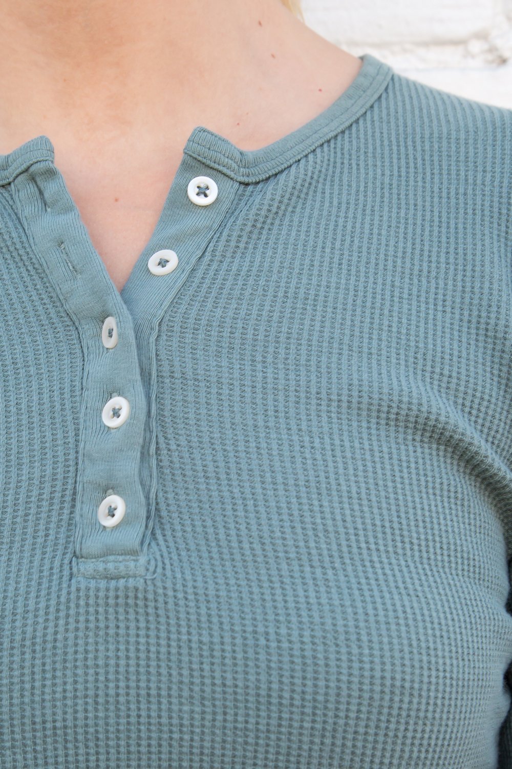 Ahern Thermal Top | Dark Sage Green / Regular Fit