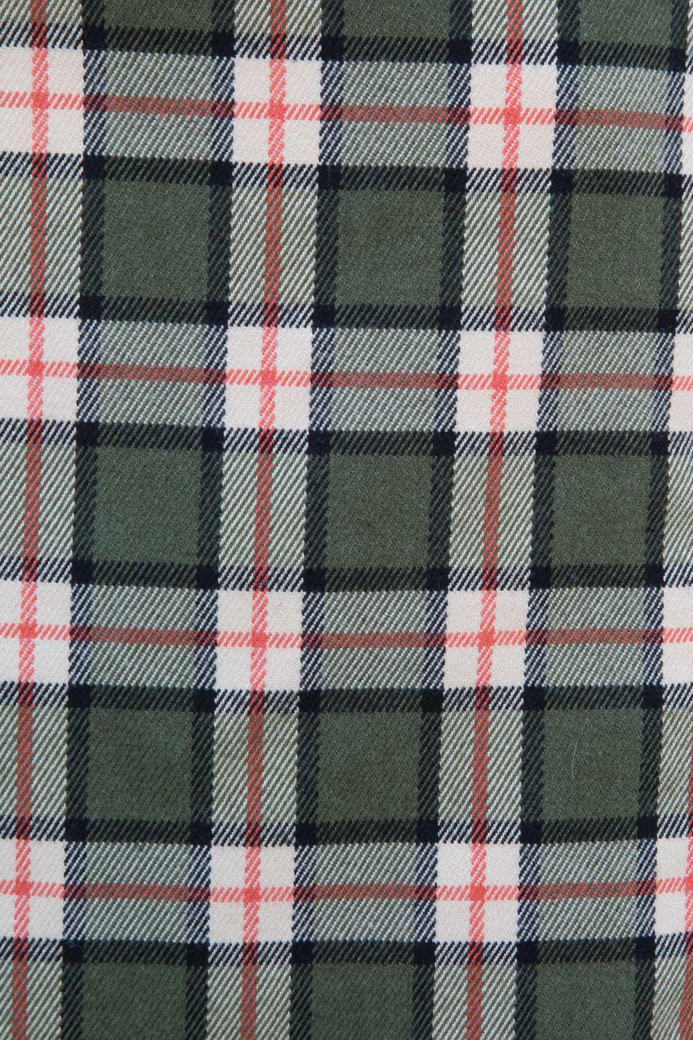 Cara Skirt | Green Orange White Black Plaid / S