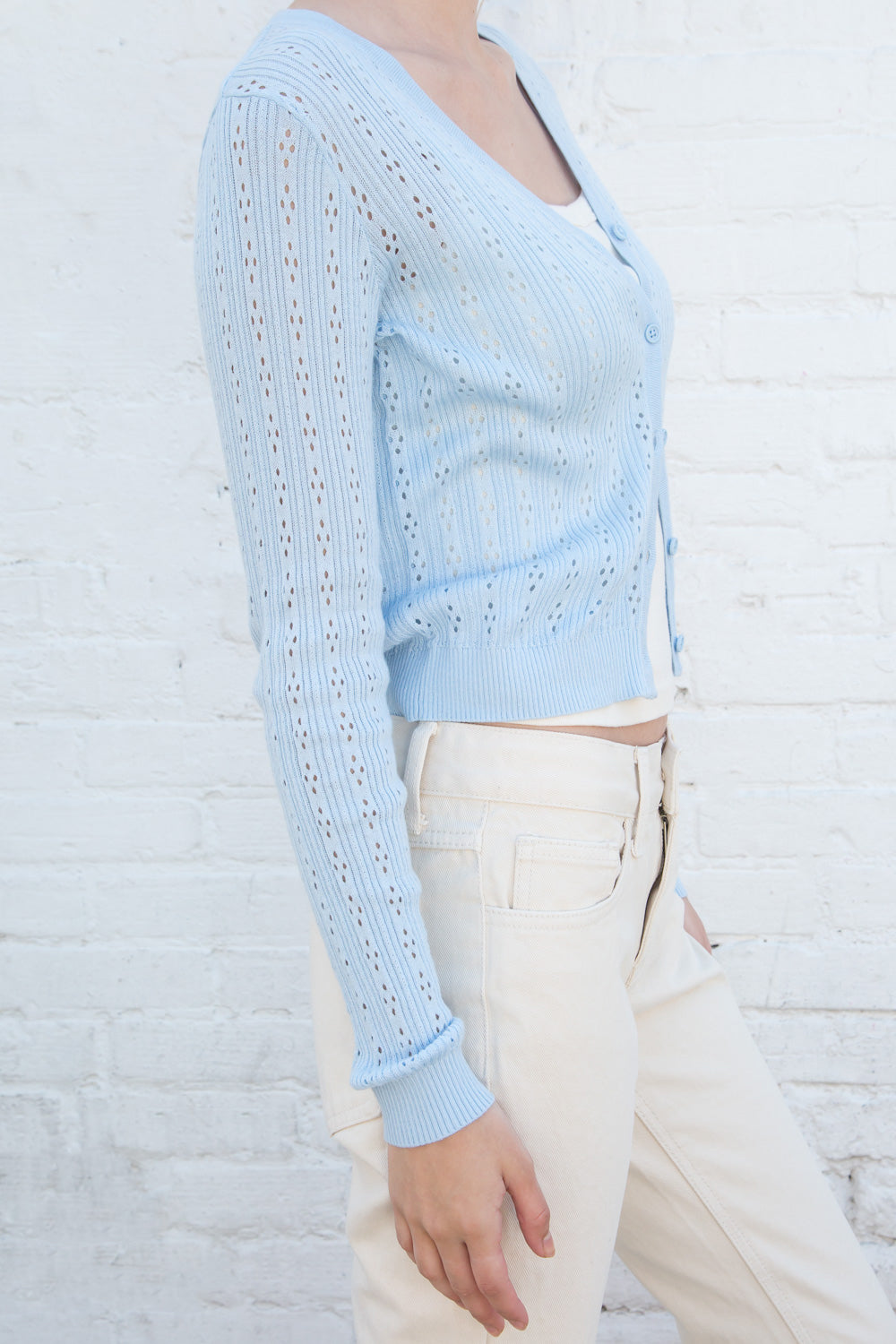 BNWT Light Blue Shannon Sweater Brandy Melville, Women's Fashion, Tops,  Other Tops on Carousell