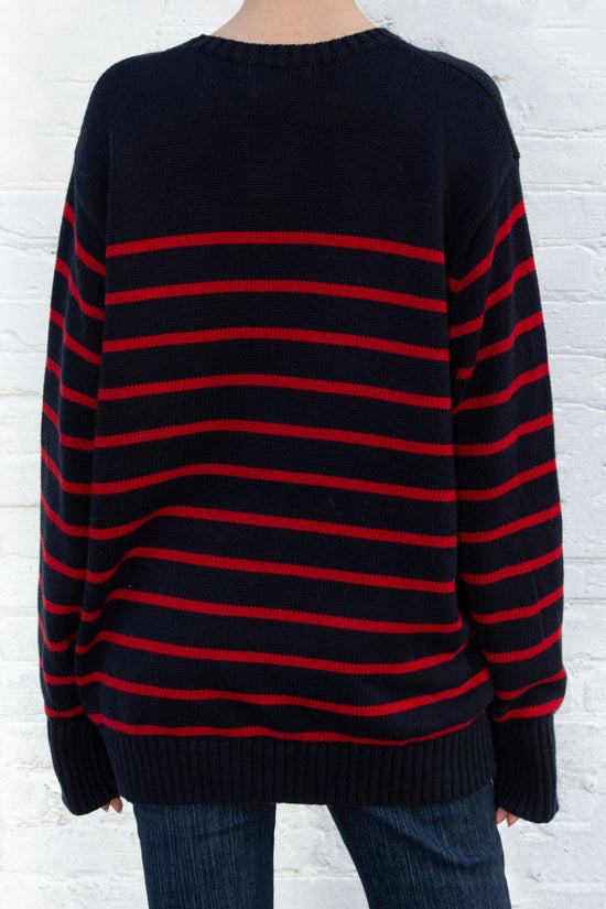 Brianna Cotton Thin Stripe Sweater – Brandy Melville UK