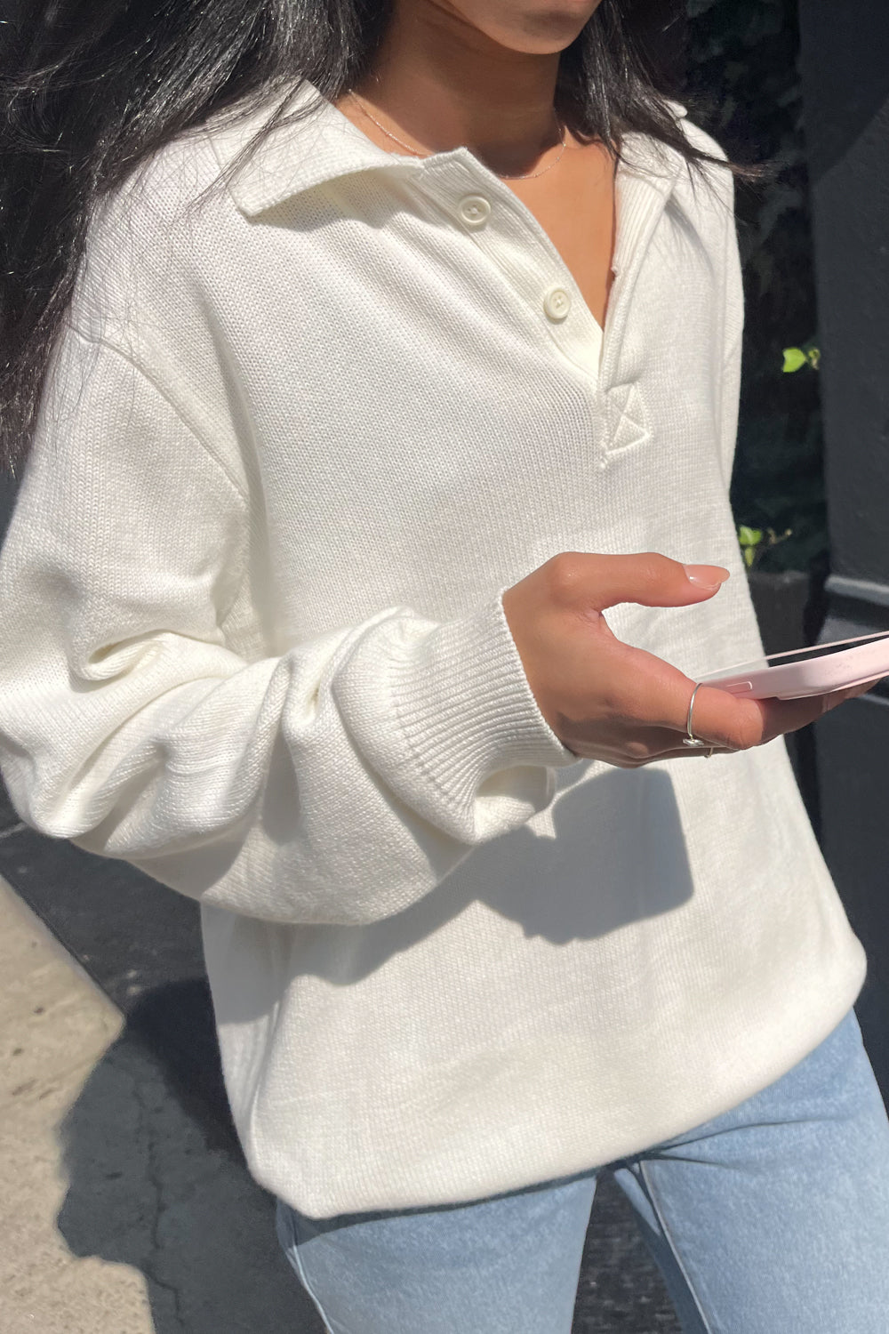 Ivory / Oversized Fit