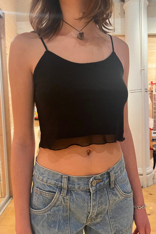 Black / Cropped Fit