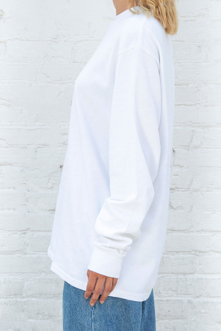 Presley Top | White / Oversized Fit