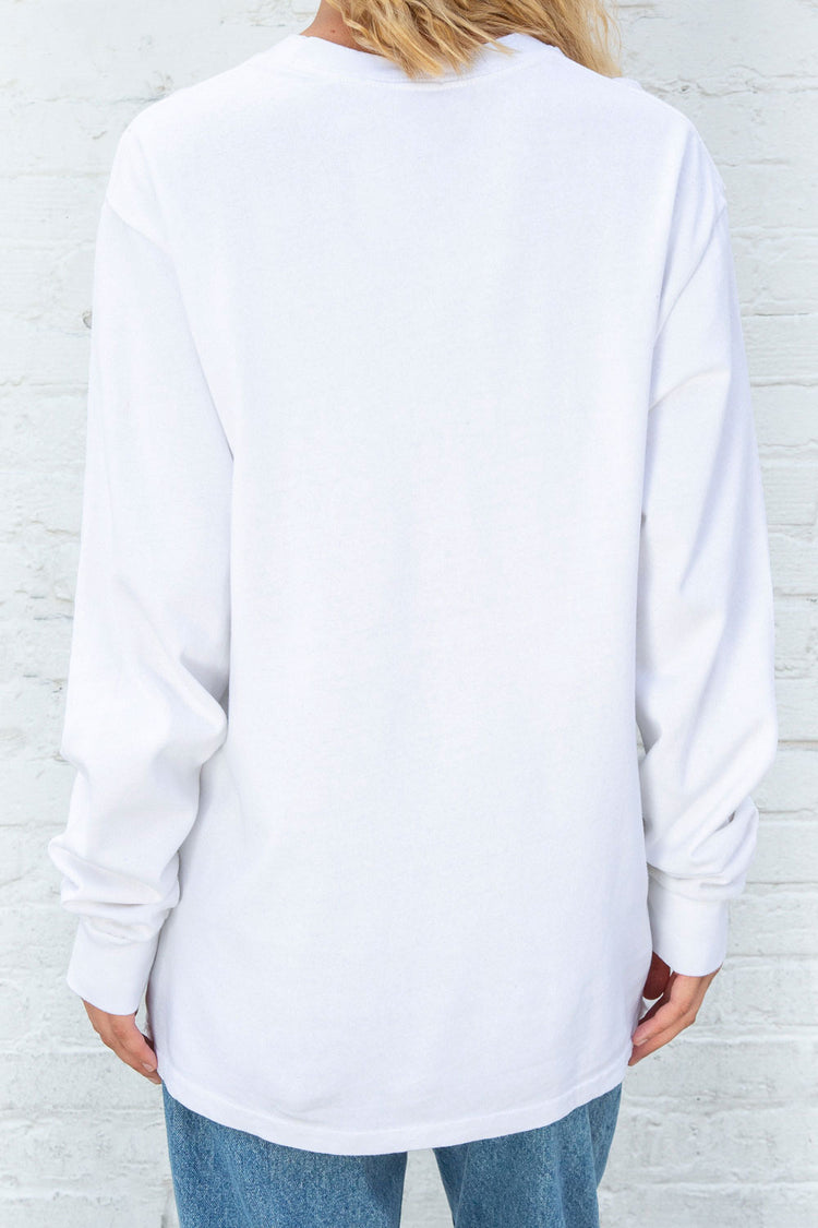 Presley Top | White / Oversized Fit