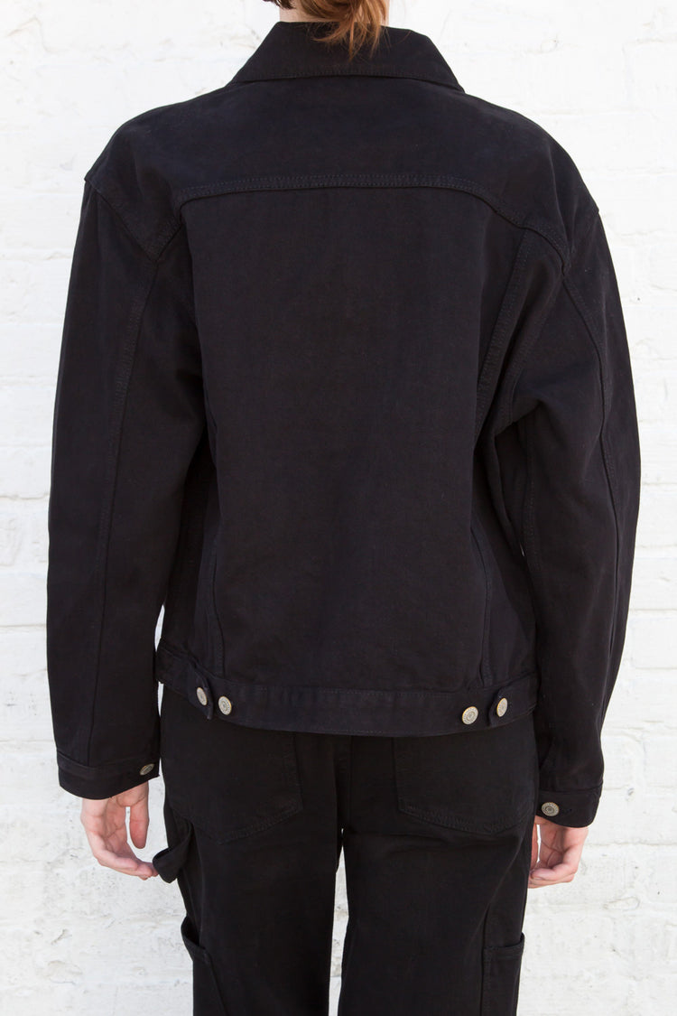Kaylee Denim Jacket | Black / S/M