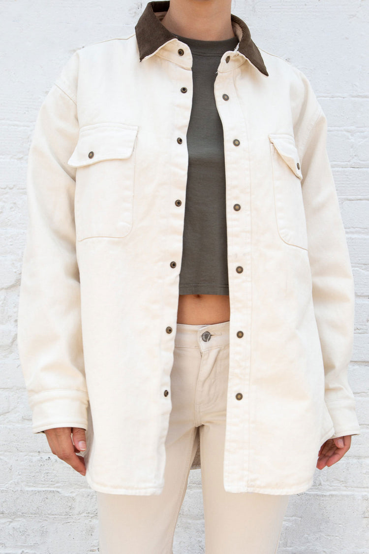 Nancy Fur Jacket | Ivory / Oversized Fit