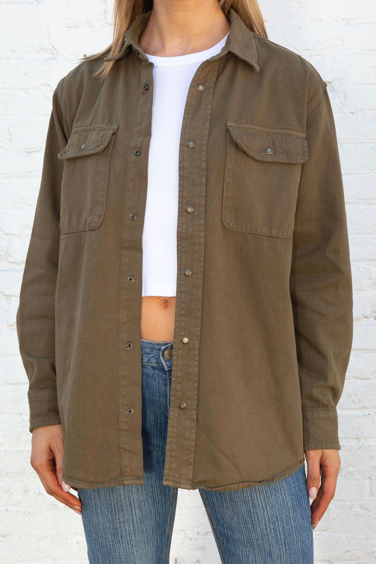 Nancy Jacket | Military Green / Regular Fit