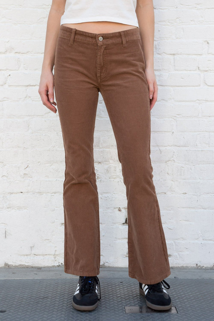 Aliyah Corduroy Pants | Brown Corduroy / S