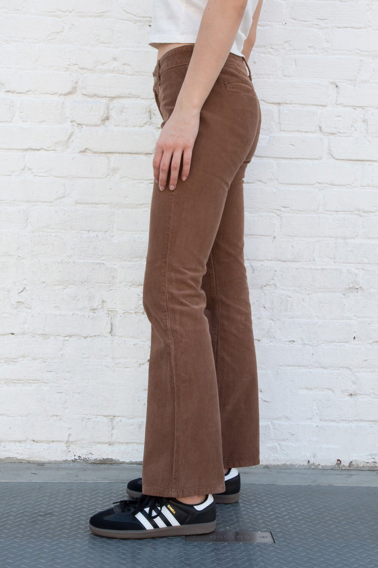 Aliyah Corduroy Pants | Brown Corduroy / S