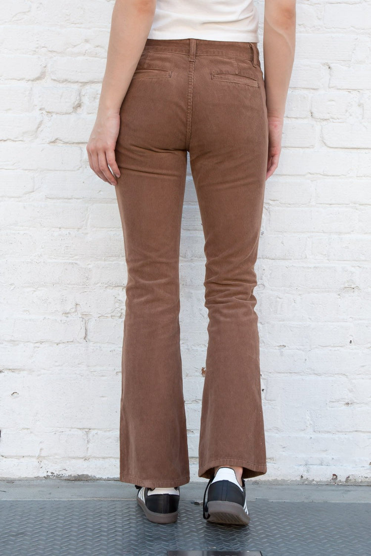 Aliyah Corduroy Pants | Brown Corduroy / S