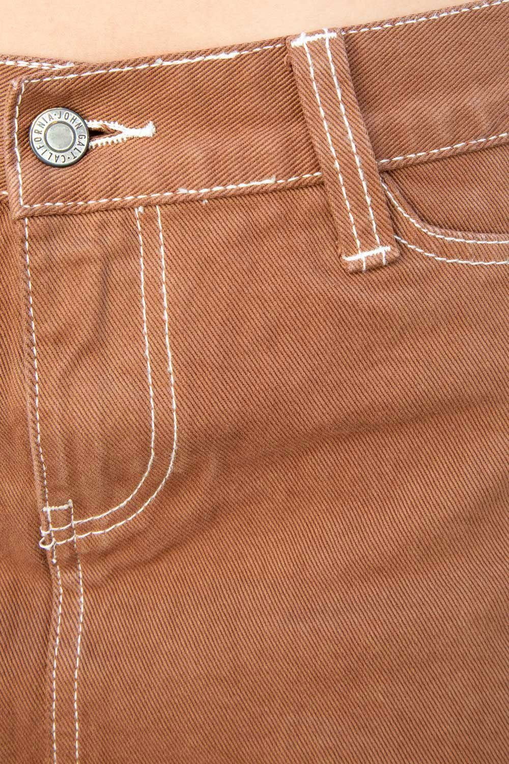 Malia Mini Skirt | Brown / S