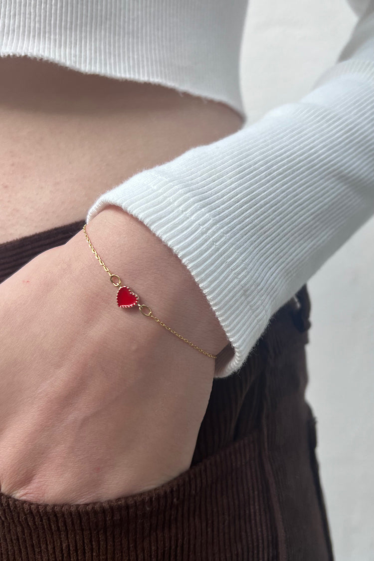 Red Heart Bracelet