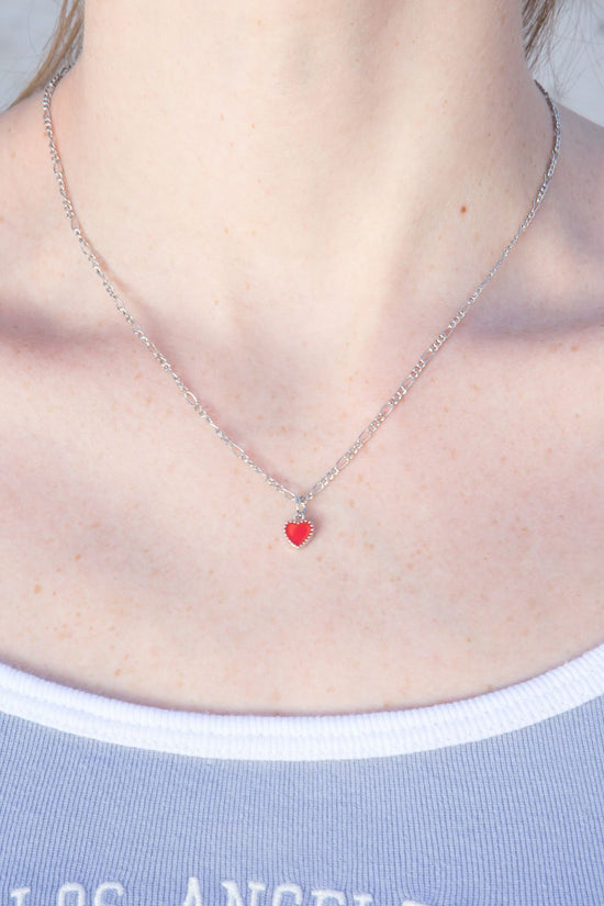 Red Heart Necklace – Brandy Melville UK