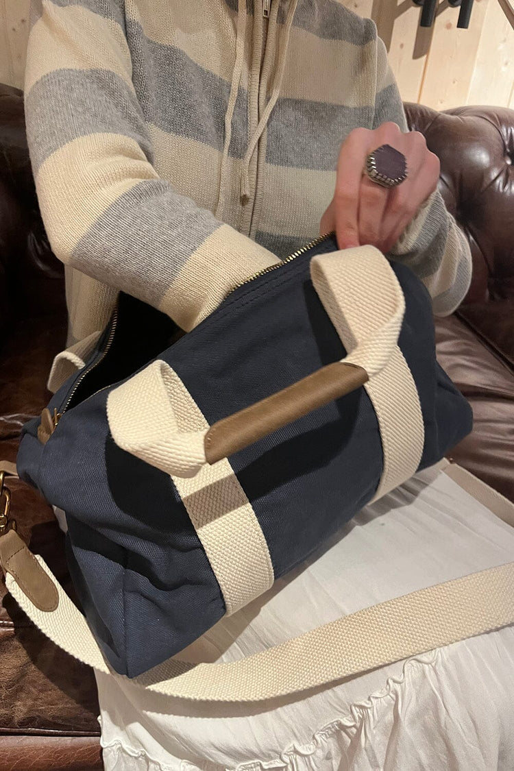 Mini canvas sale duffle bag