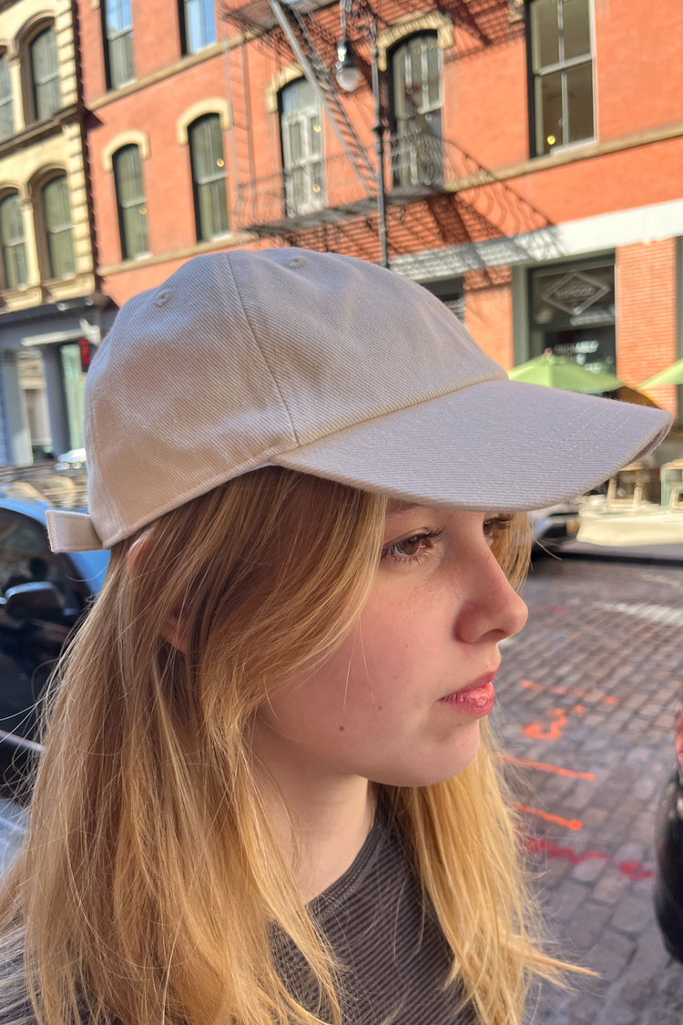 Katherine Baseball Cap | Ivory