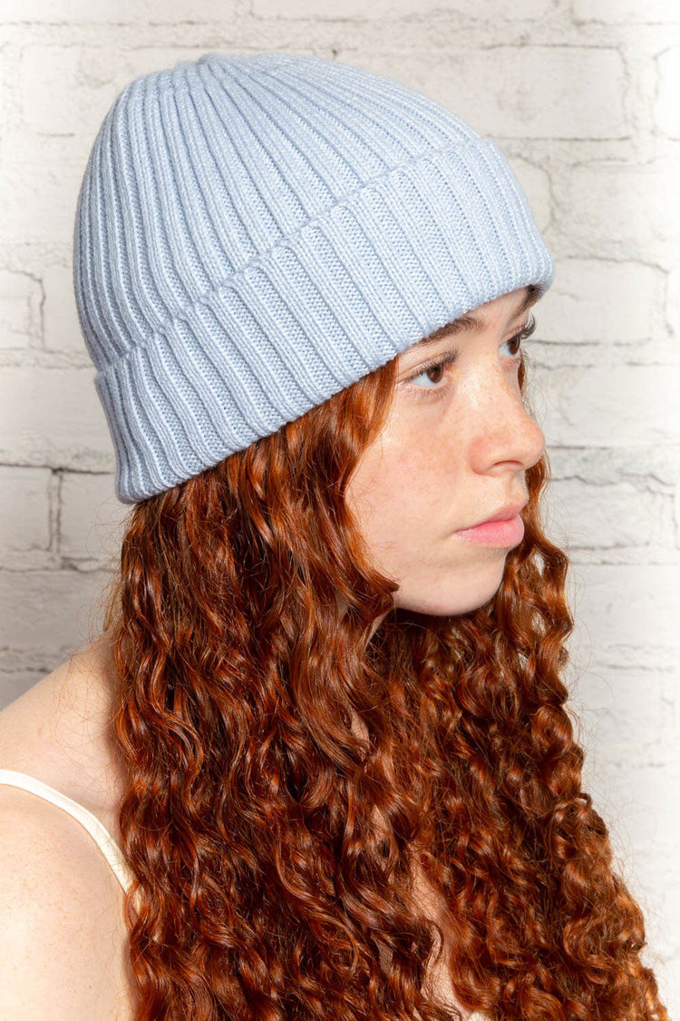Jade Beanie | Sky Blue