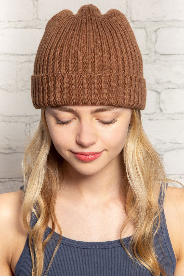 Jade Beanie | Brown