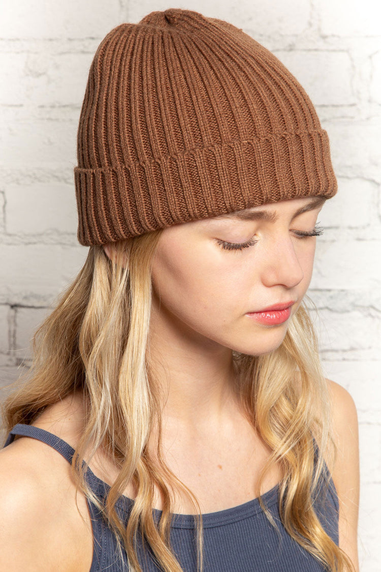 Jade Beanie | Brown