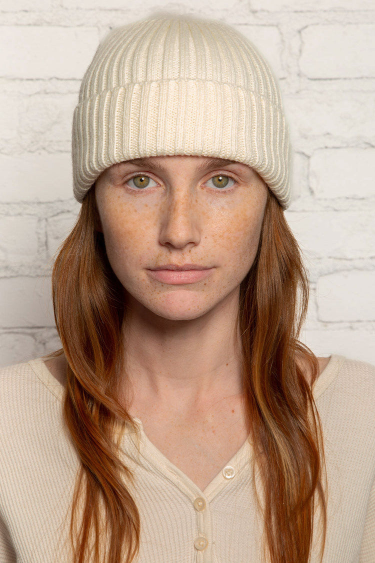 Jade Beanie | Cream