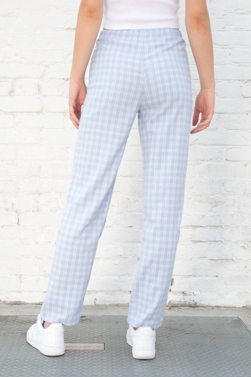 Light Blue and White Plaid / S