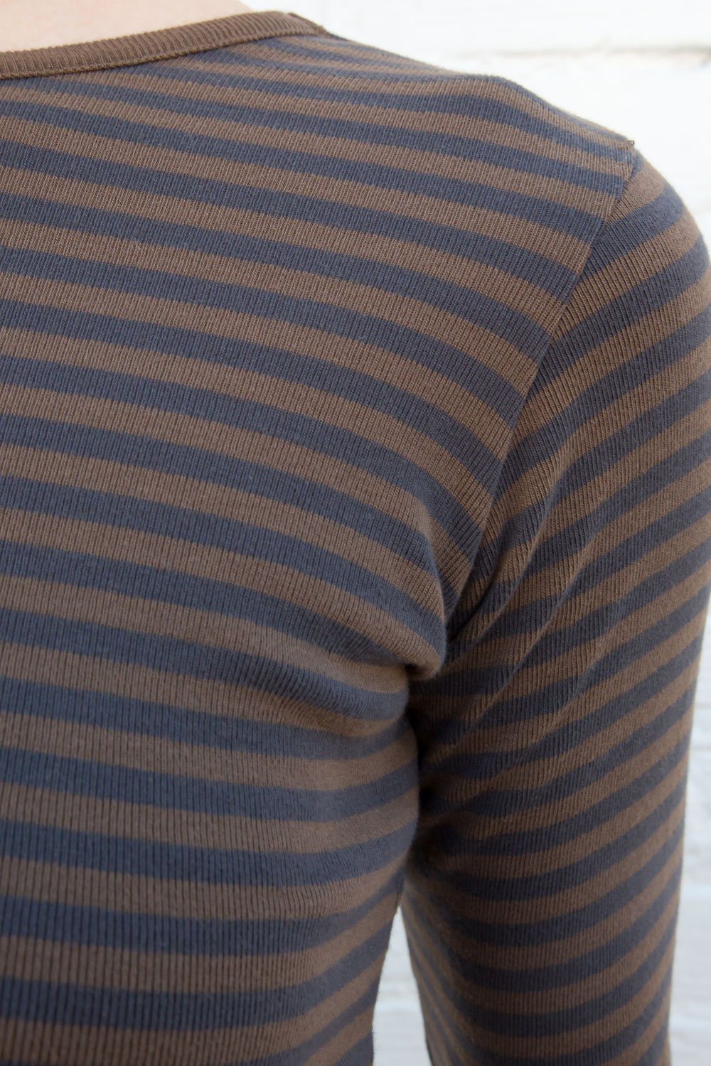 Brown Navy Blue Stripes / S