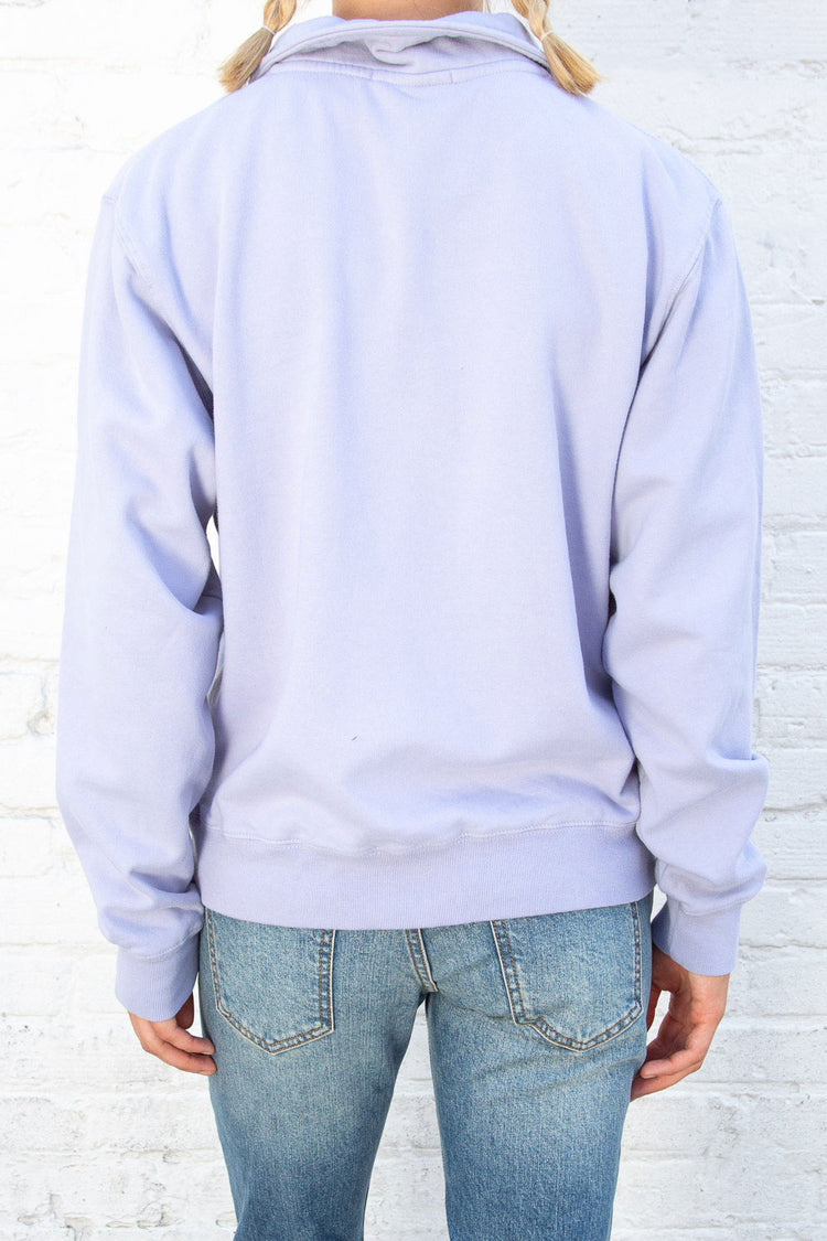 Missy Cotton Sweatshirt | Periwinkle / Regular Fit