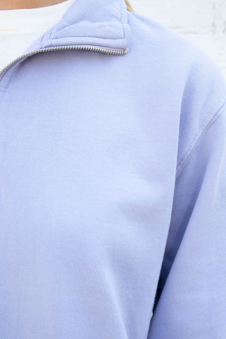 Missy Cotton Sweatshirt | Periwinkle / Regular Fit