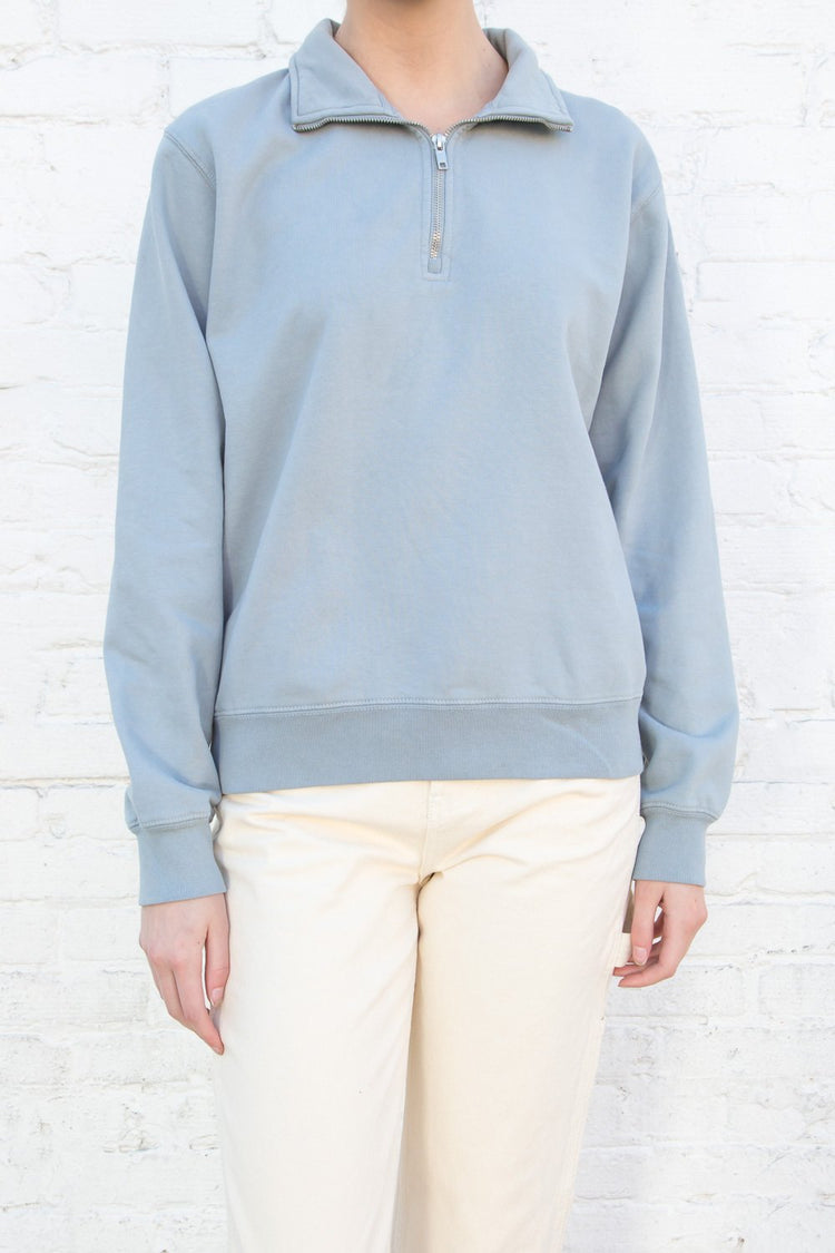 Missy Cotton Sweatshirt | Sage Green / Regular Fit