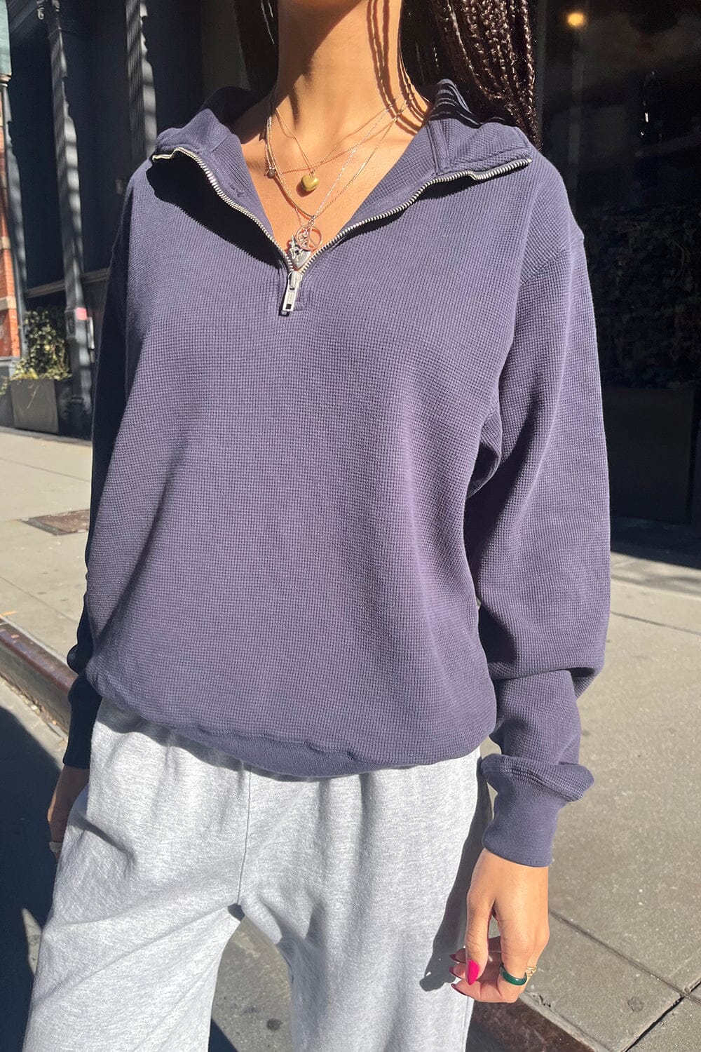 Brandy melville blue missy on sale sweatshirt