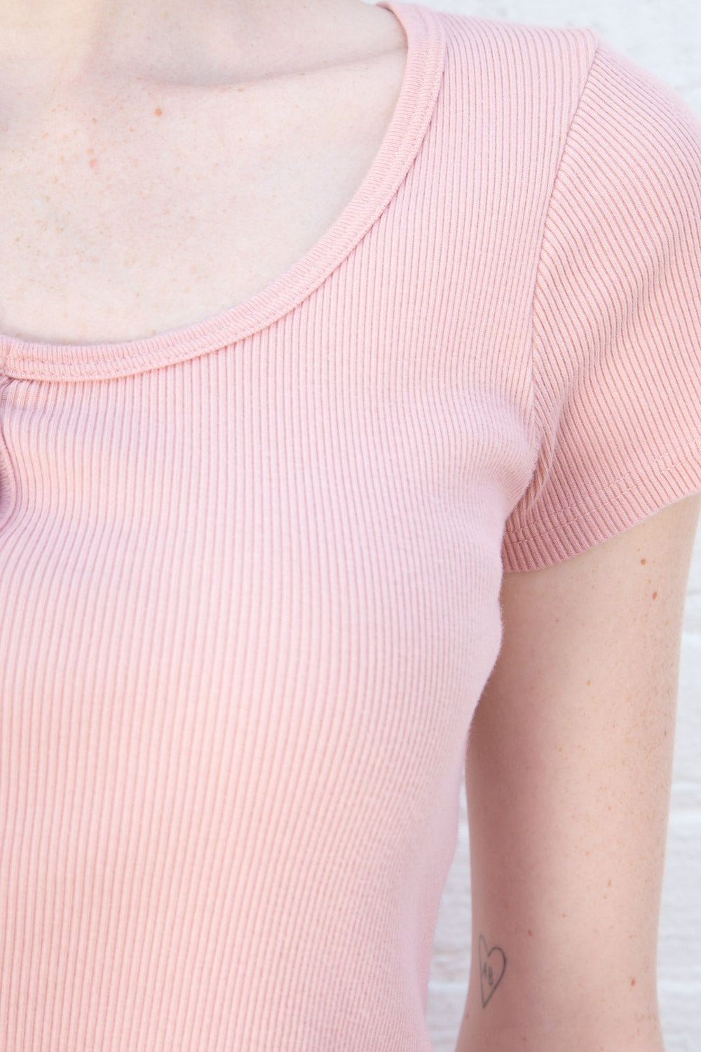 Zelly Button Up Top | Salmon / S