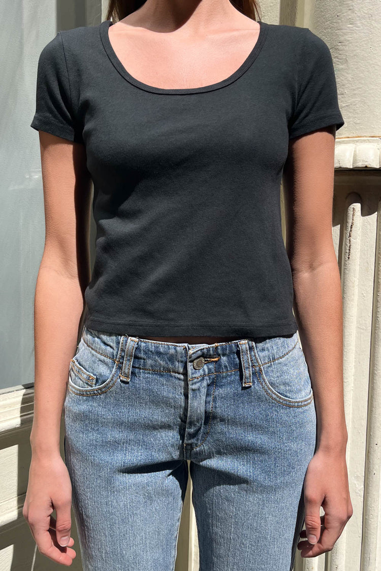 Zelly Basic Top | Faded Black / XS/S