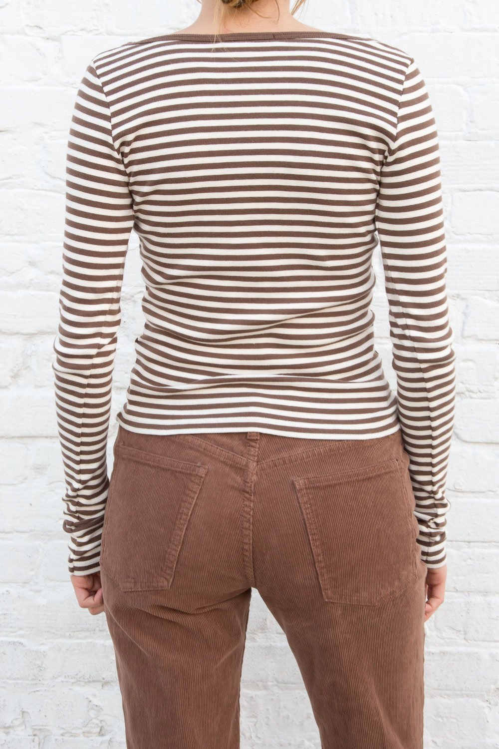 Brown Ivory Stripes / XS/S